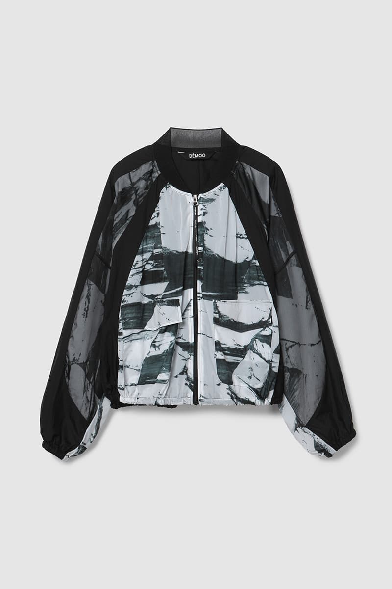 Marble Print Jacket Black PT