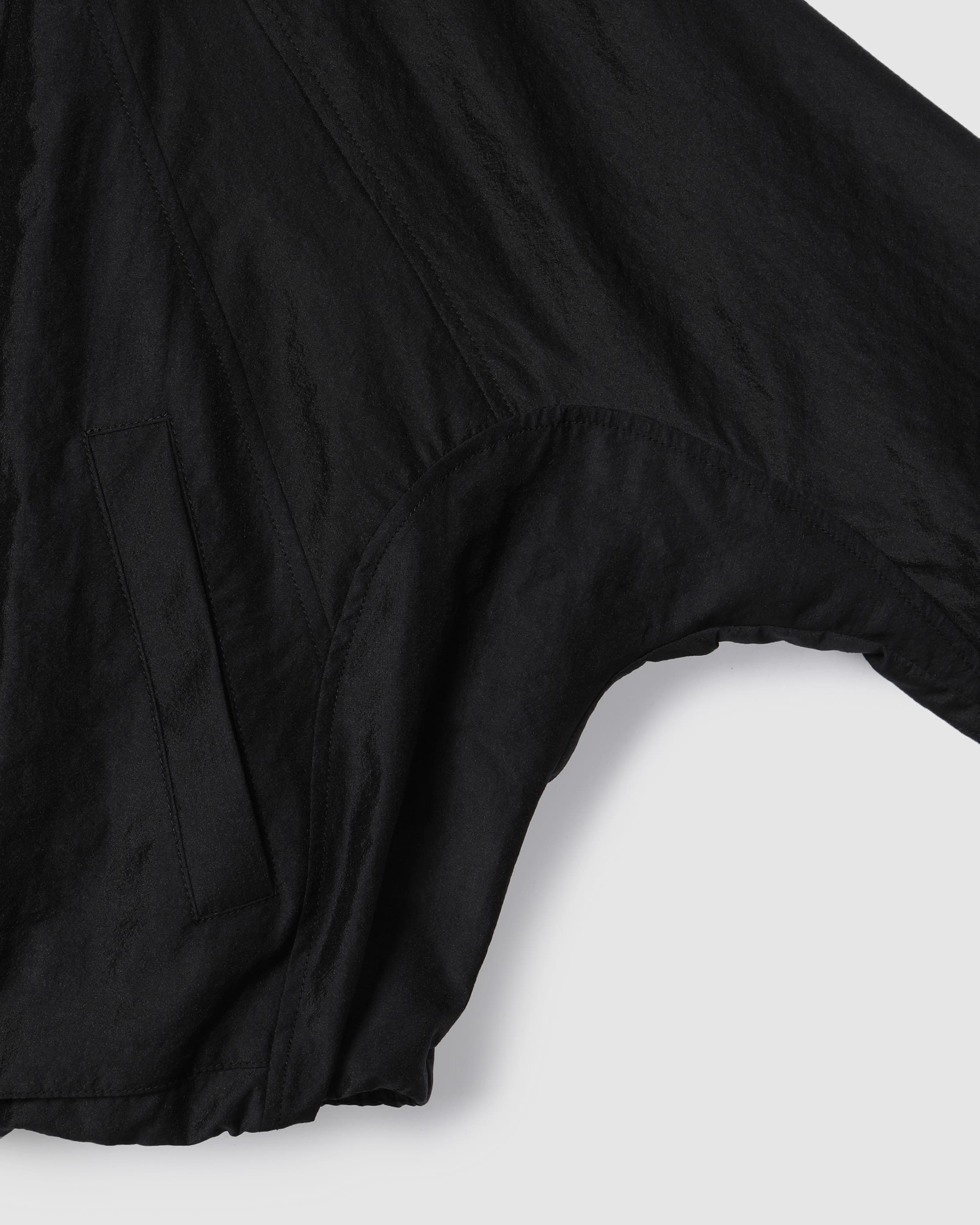Hooded Zip-Up Jacket Black — vue 6