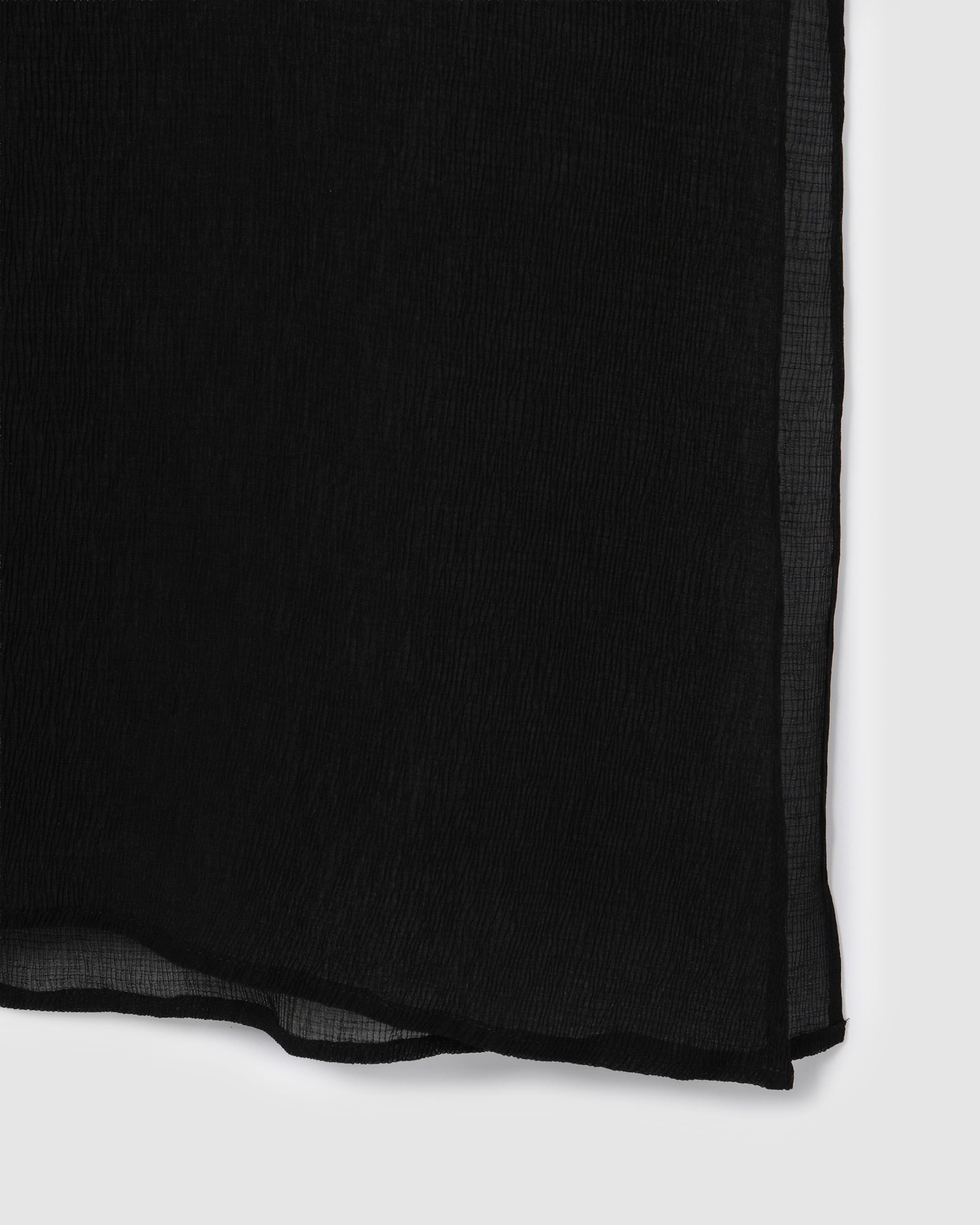 Printed Sleeveless Slit Dress Black — vue 6