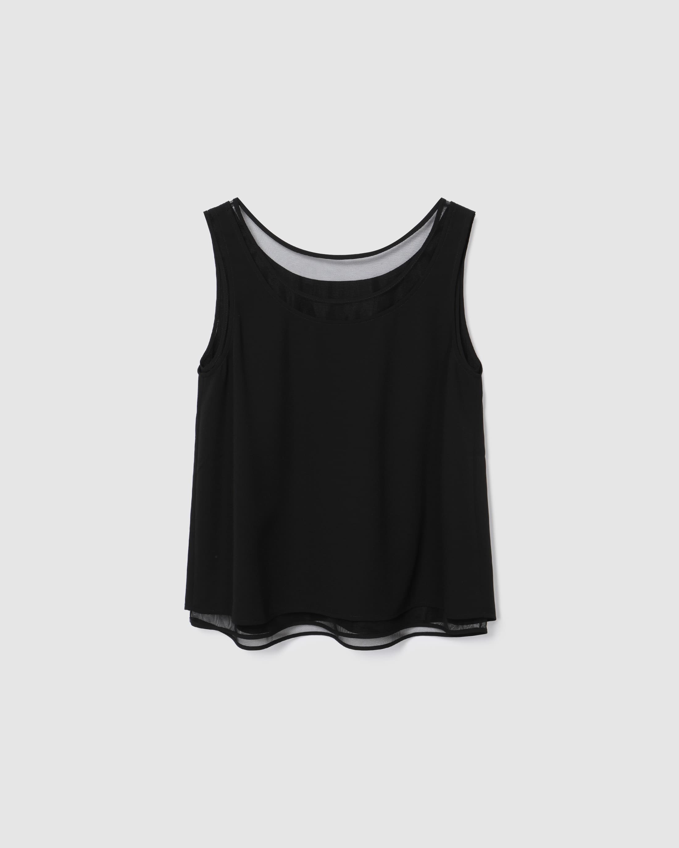 Double Layer Sleeveless Black — vue 2