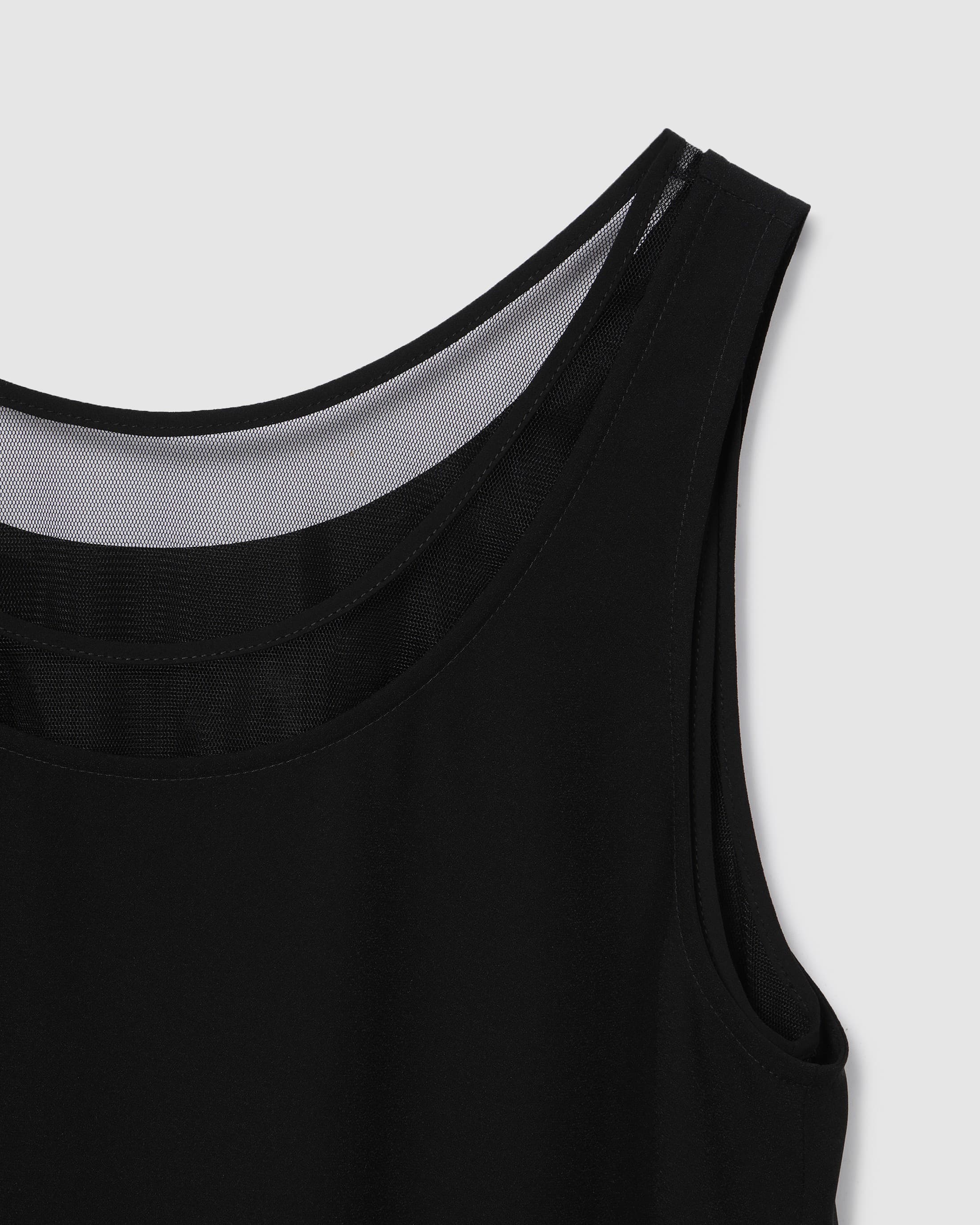 Double Layer Sleeveless Black — vue 4