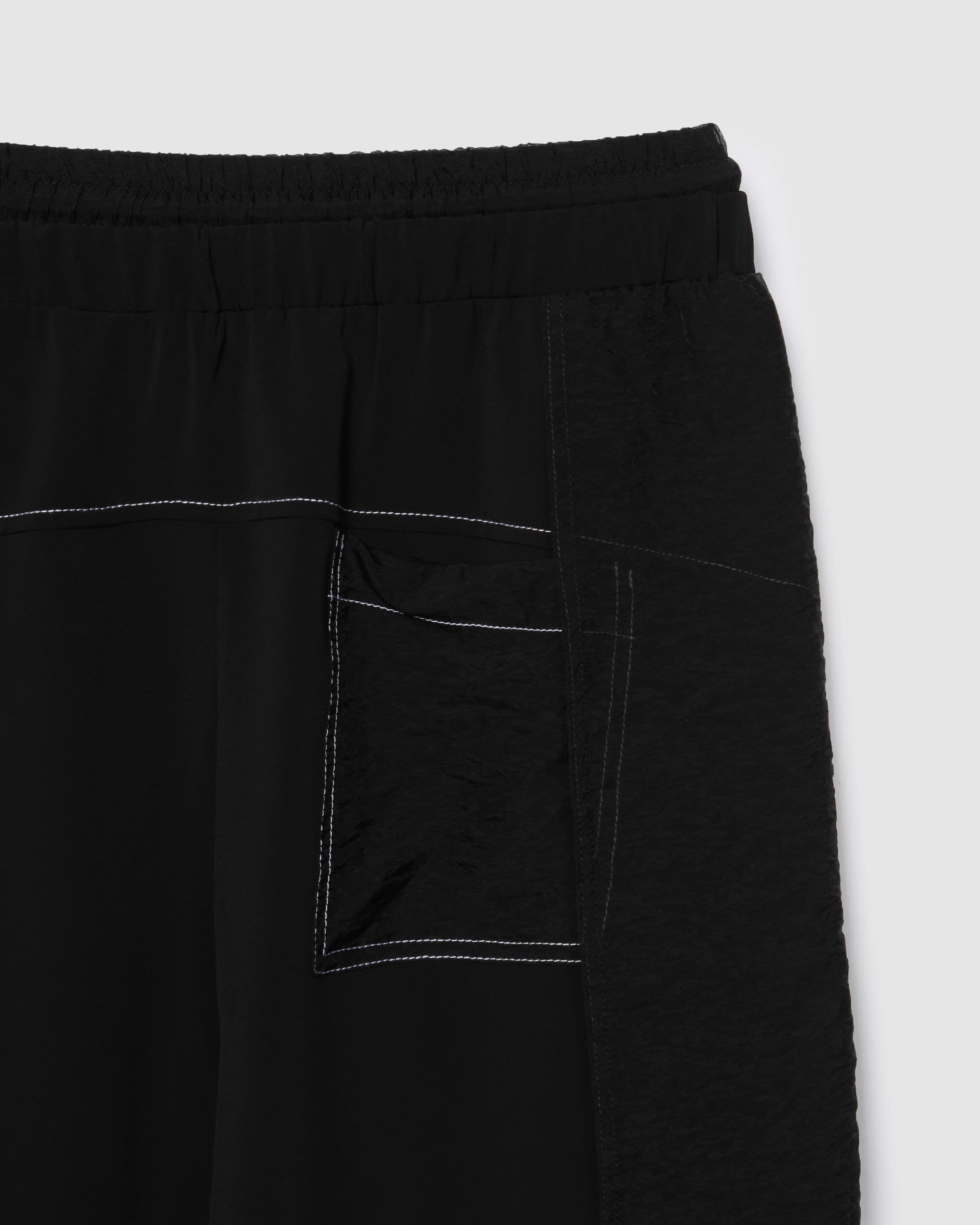 Contrast Stitch Pants Black — vue 5