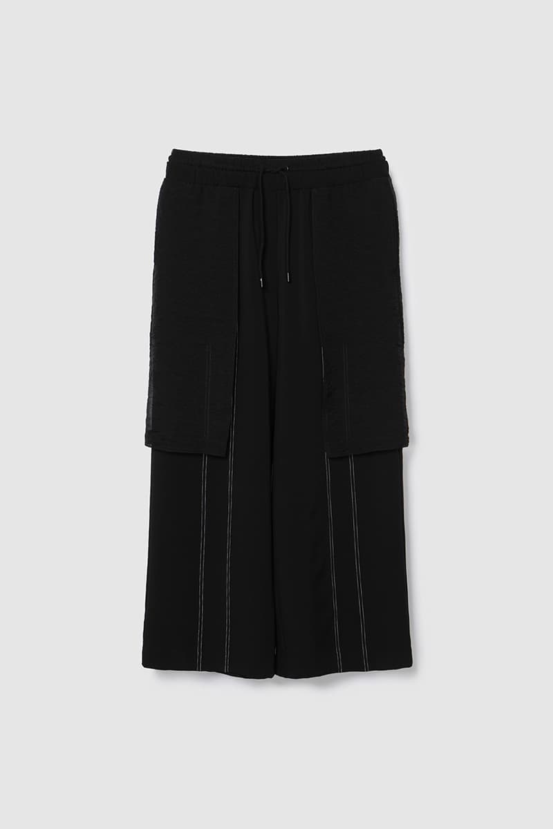 Contrast Stitch Pants Black — vue 1