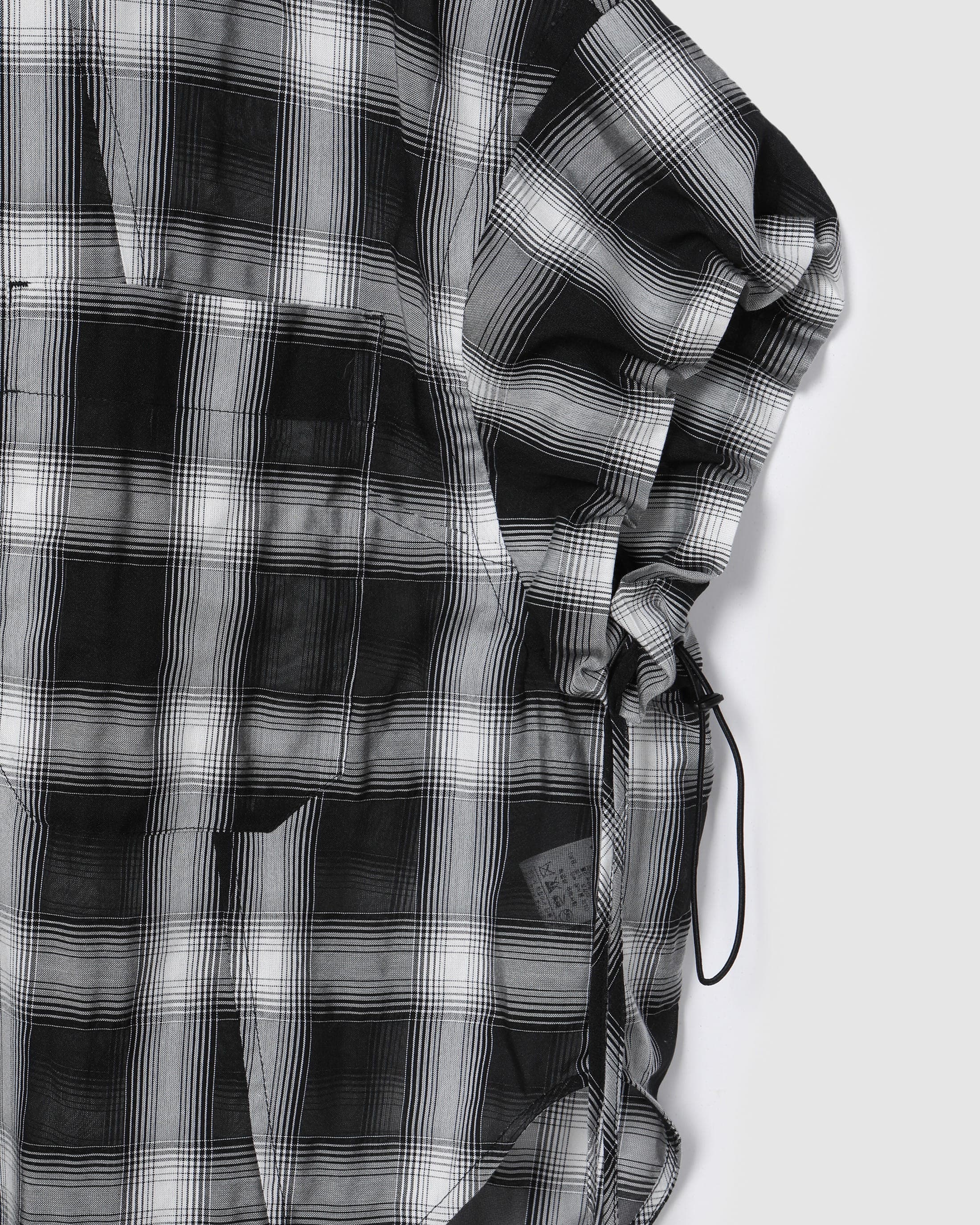 Sheer Check Blouse Black PT — vue 5