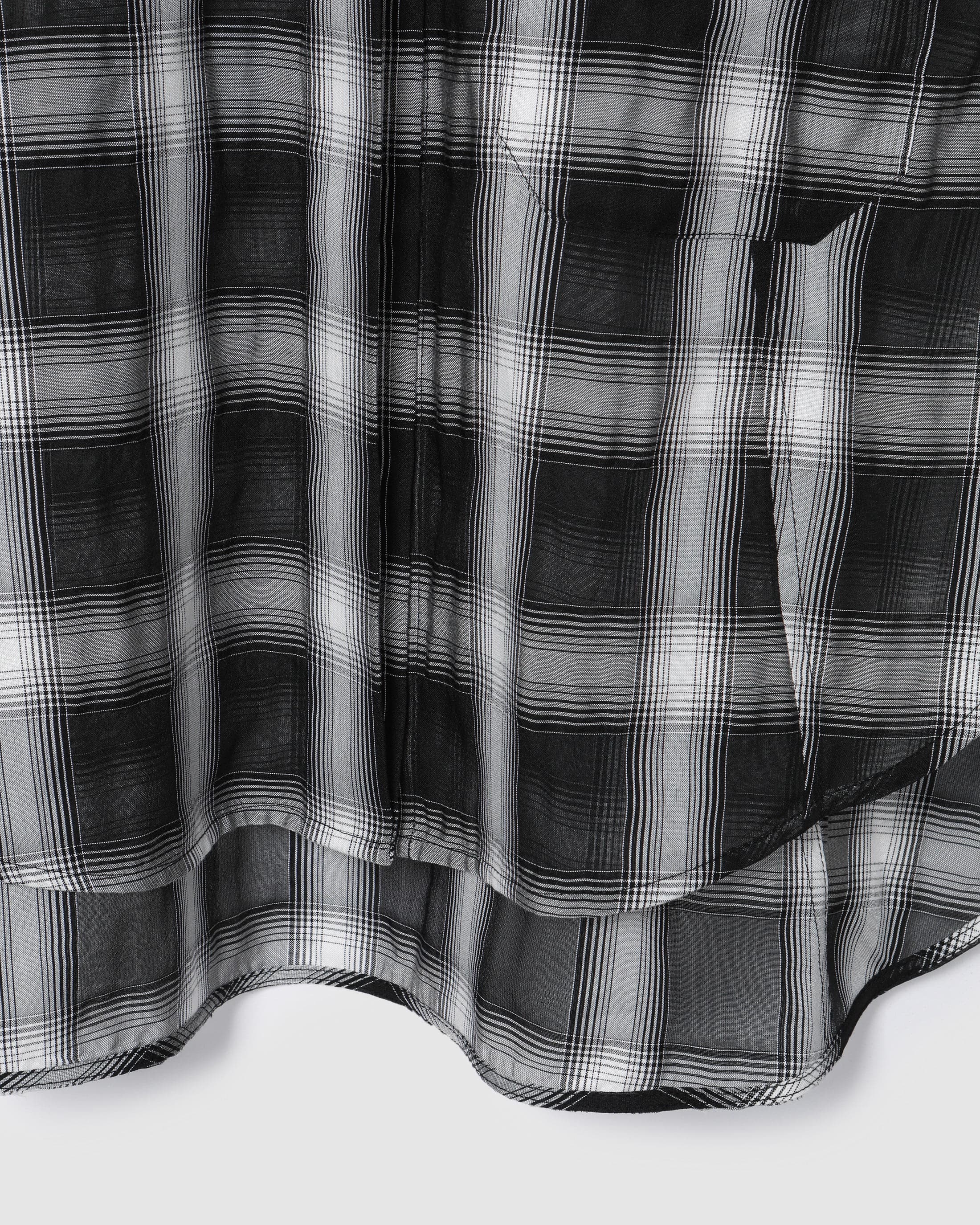 Sheer Check Blouse Black PT — vue 6