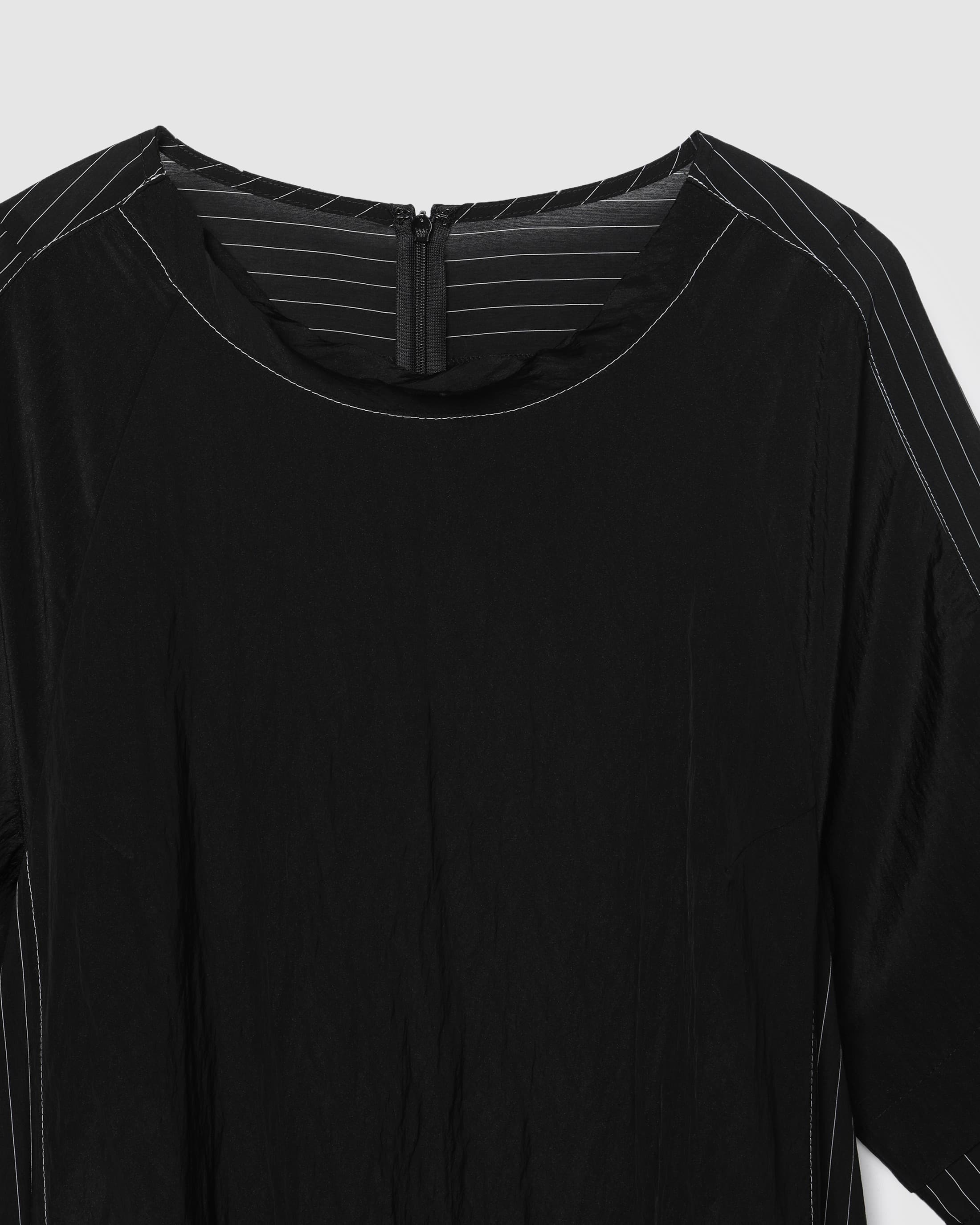 Stripe Panel Dress Black PT — vue 4