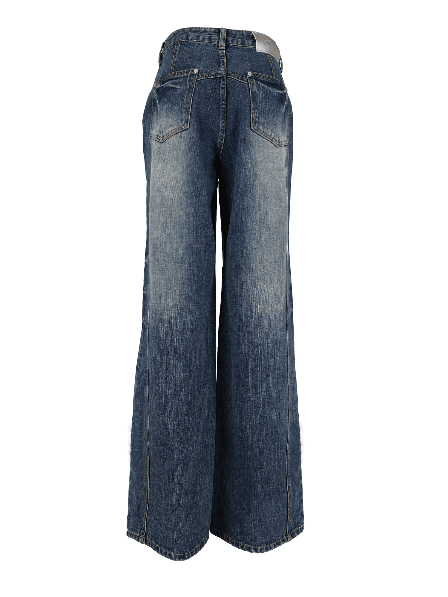 Stud Cat Eye Cut out denim pants — vue 5