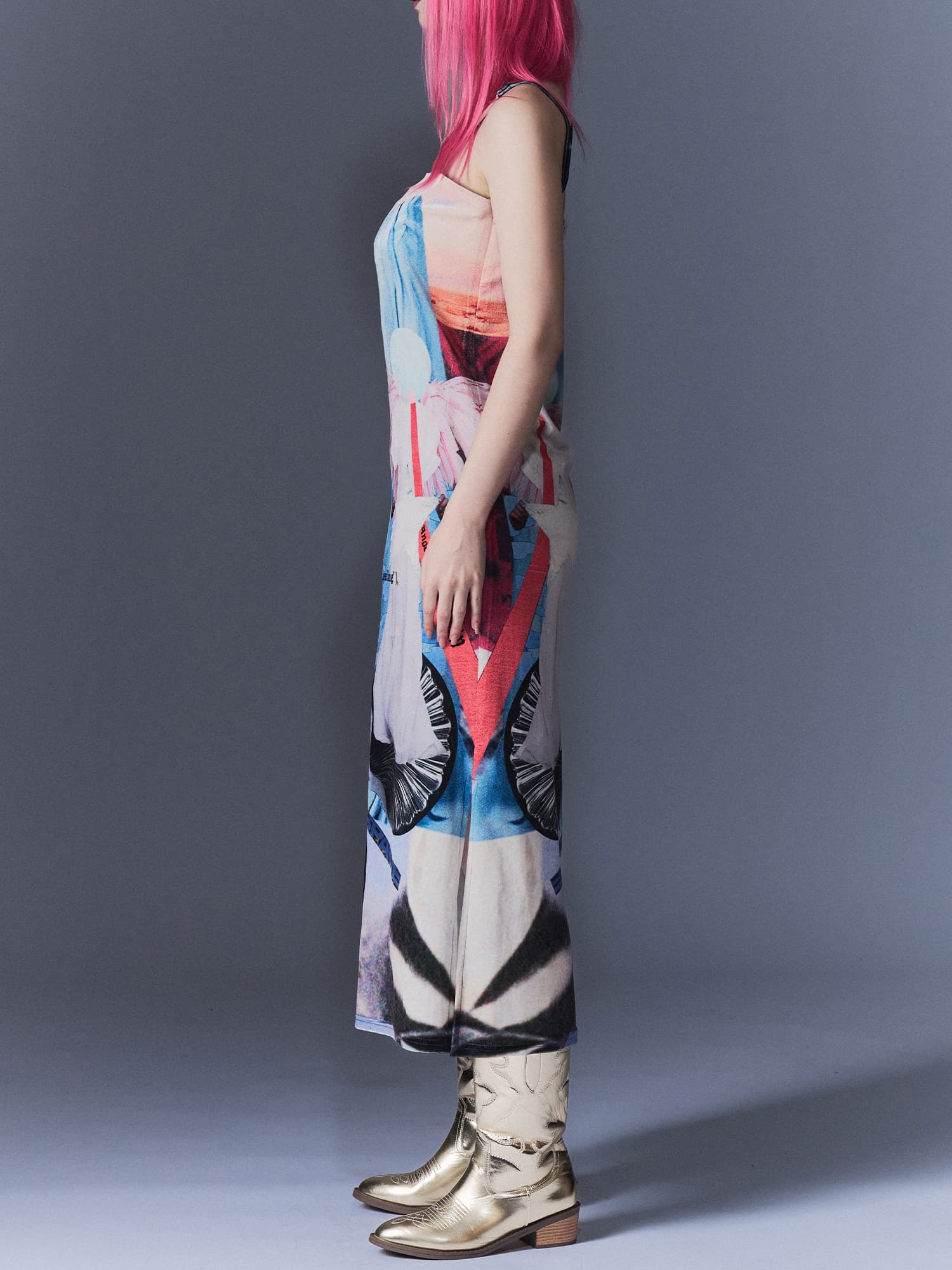 Surrealism Velvet Dress — vue 4