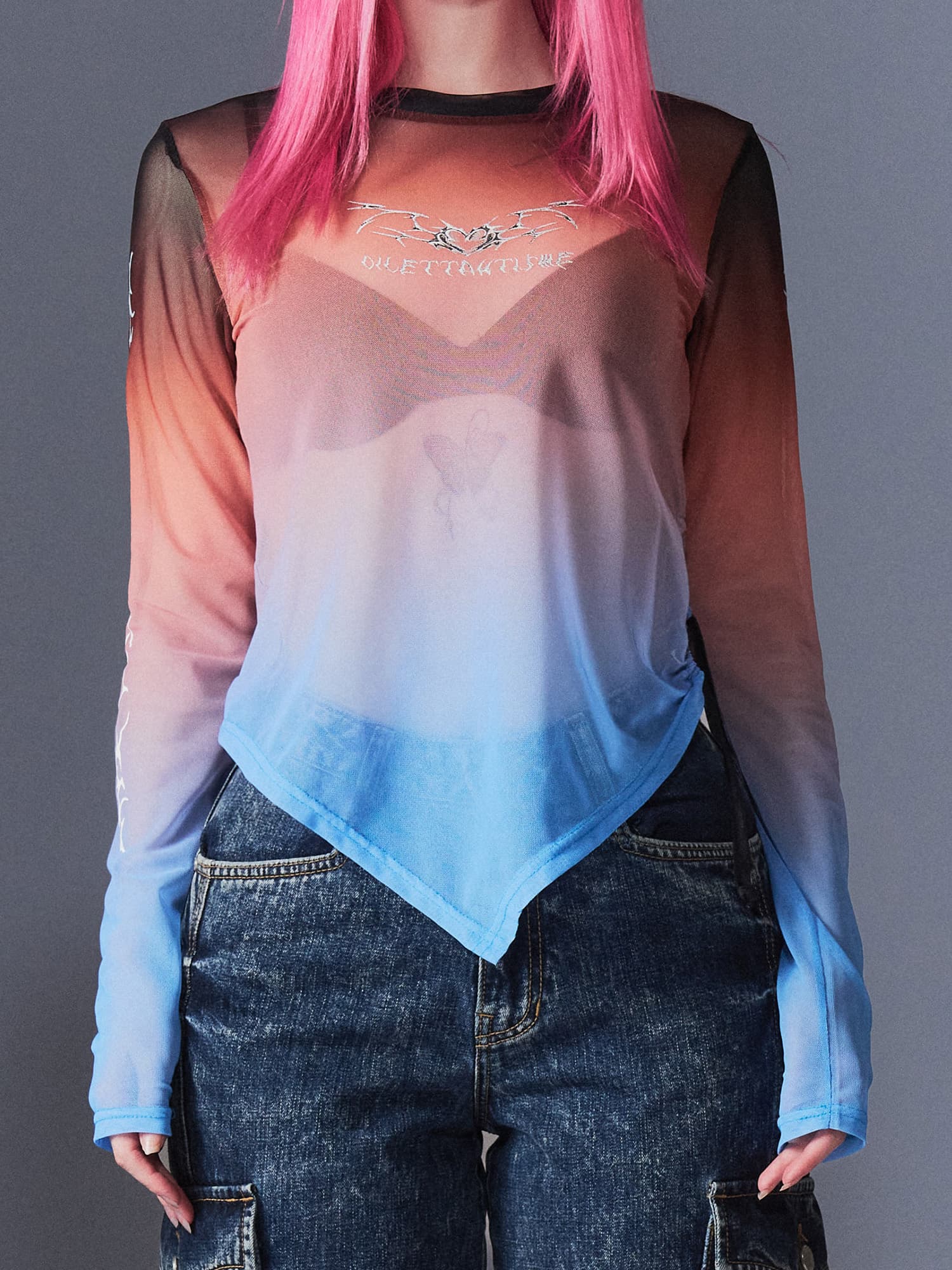 Sunset Tribal Mesh T-Shirts — vue 5