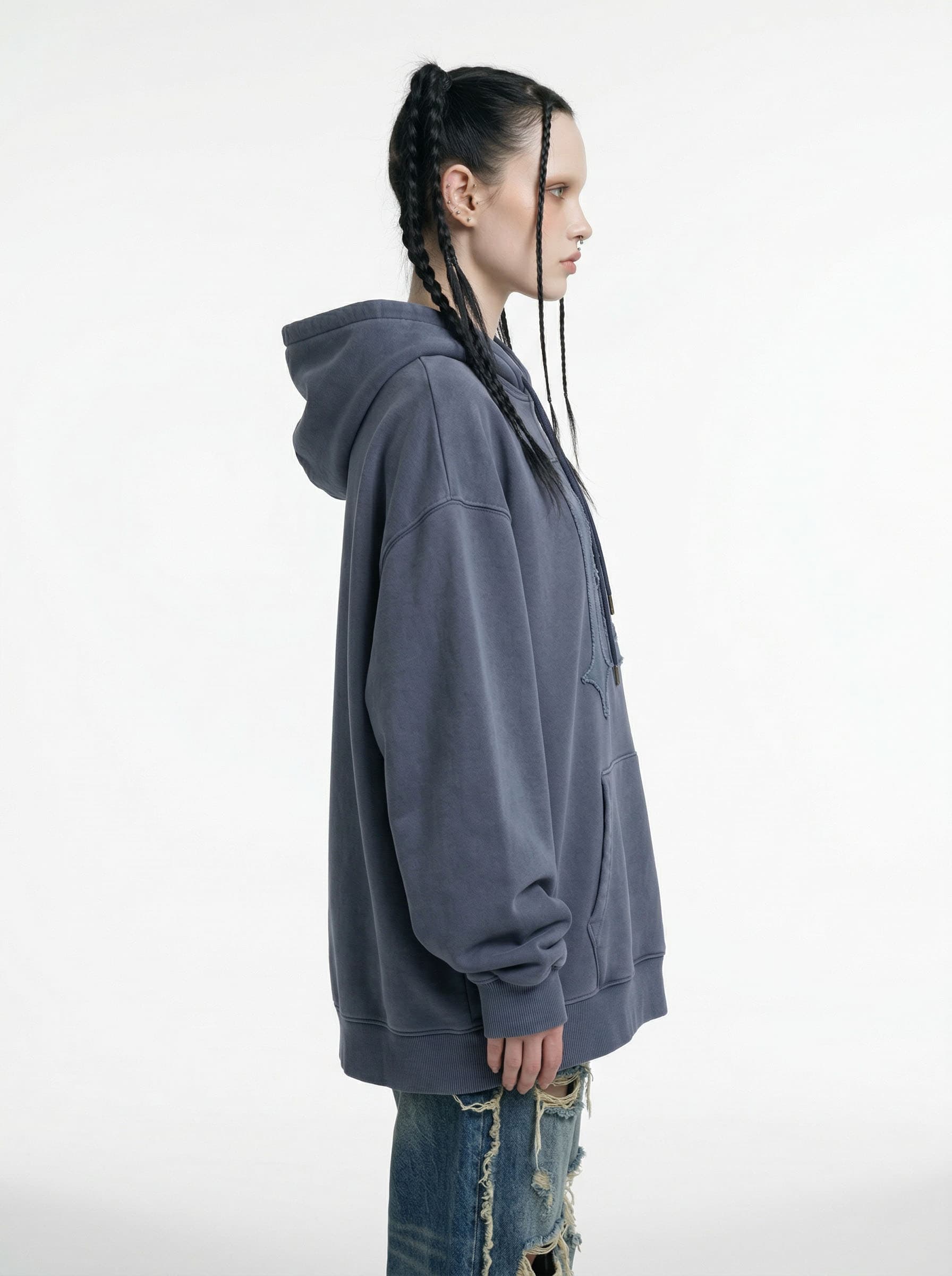 Pigment Logo Hoodie BL — vue 3