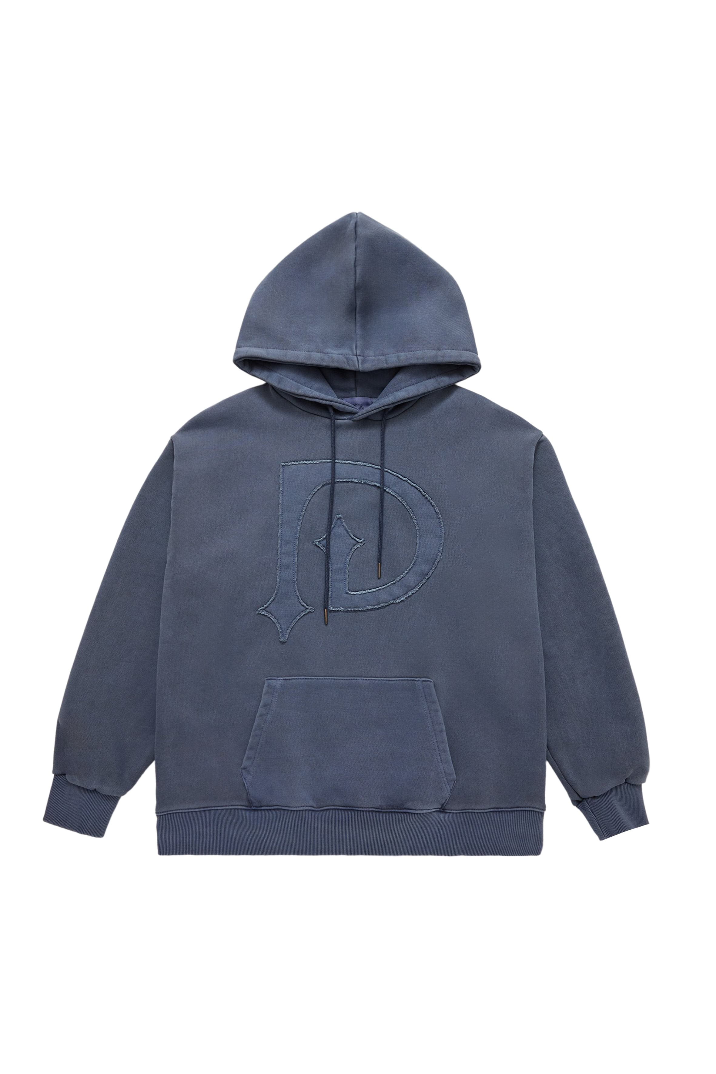 Pigment Logo Hoodie BL — vue 5