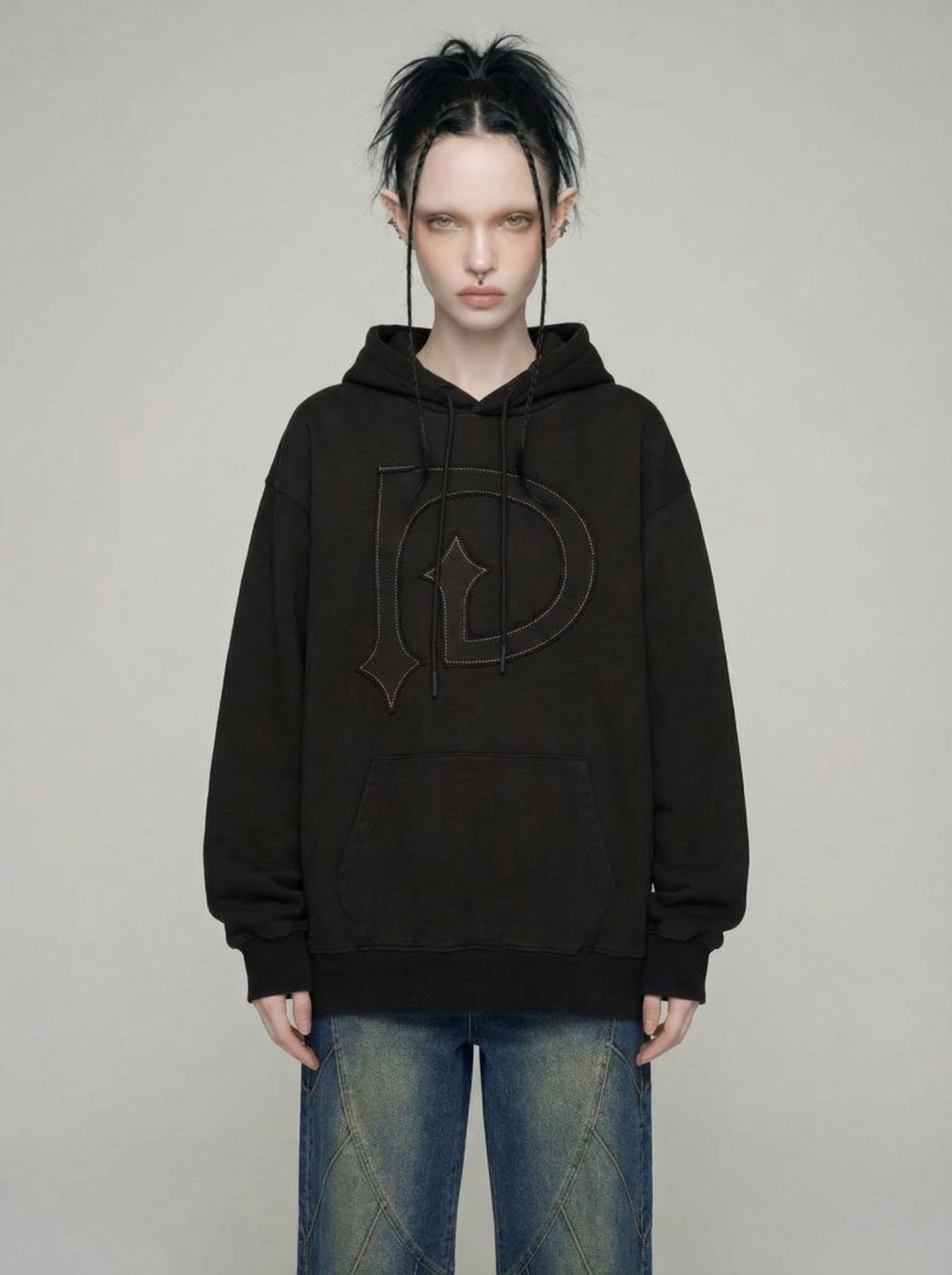Vintage Washing Hoodie BK