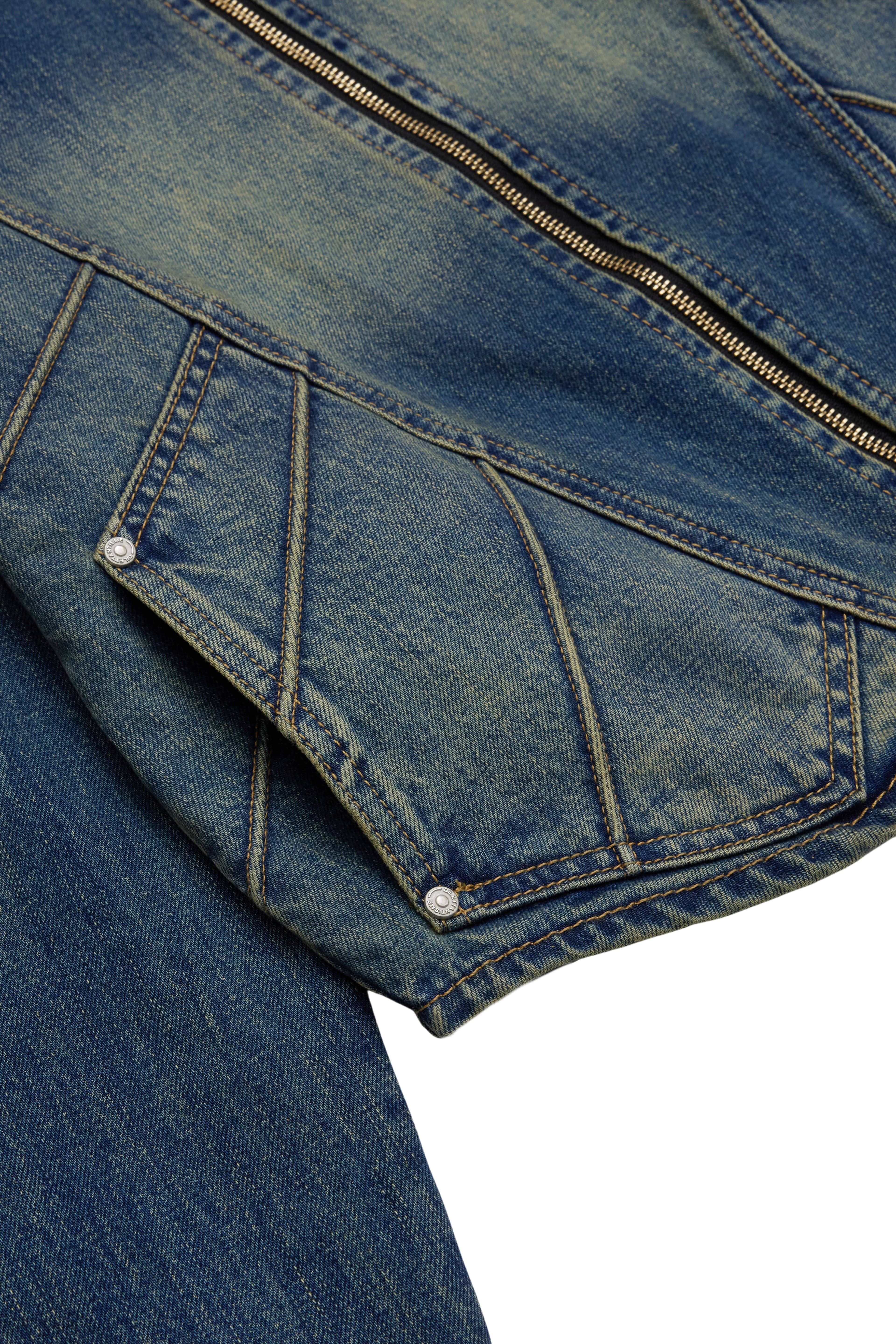 Piping Heart Denim Jacket — vue 7