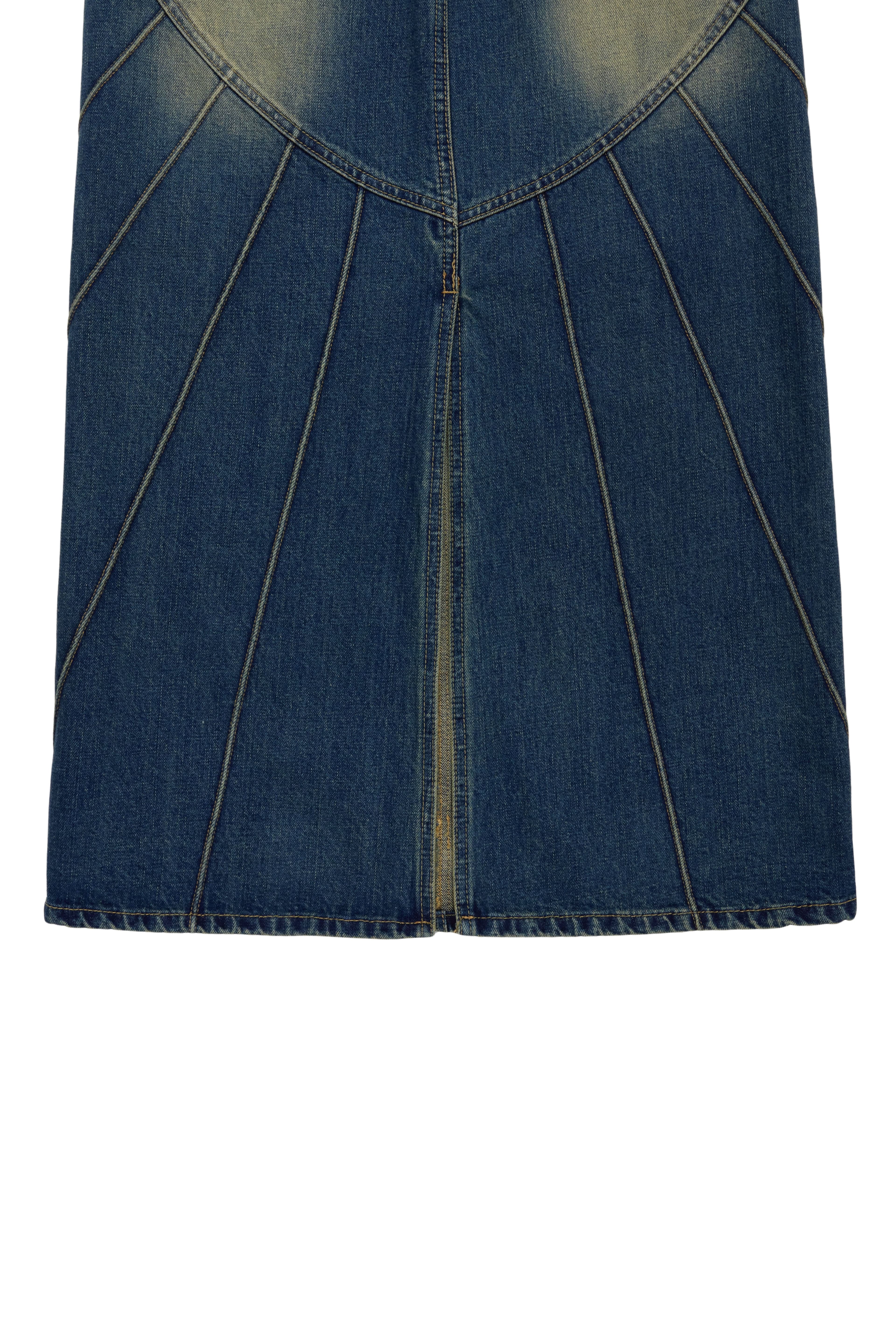 Piping Heart Denim Skirt — vue 7