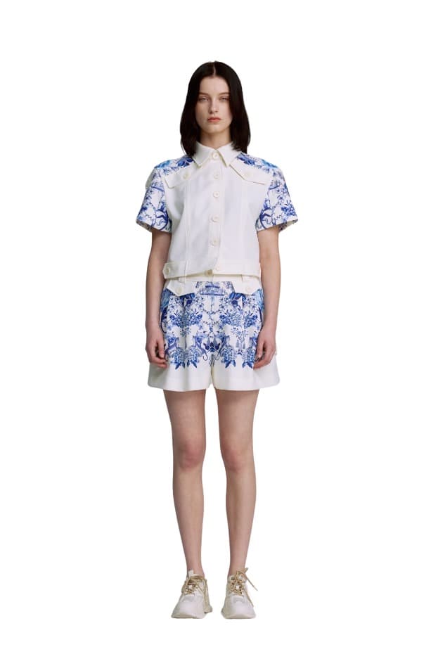 Flap Button Shorts Pants (W)