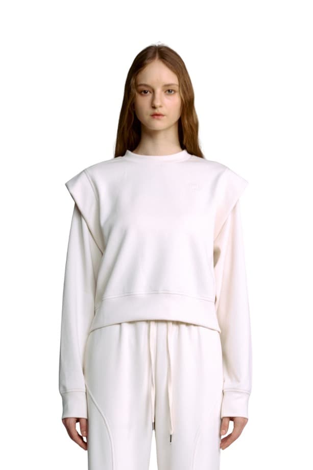Cap Sleeve Sweatshirt (IVORY)