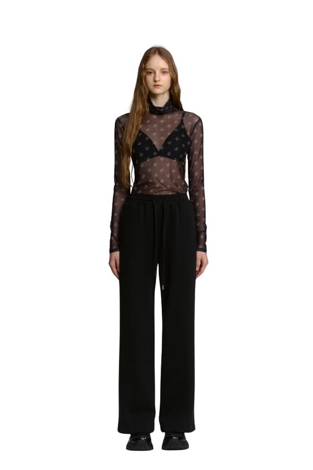 Incision Sweatpants (BLACK)
