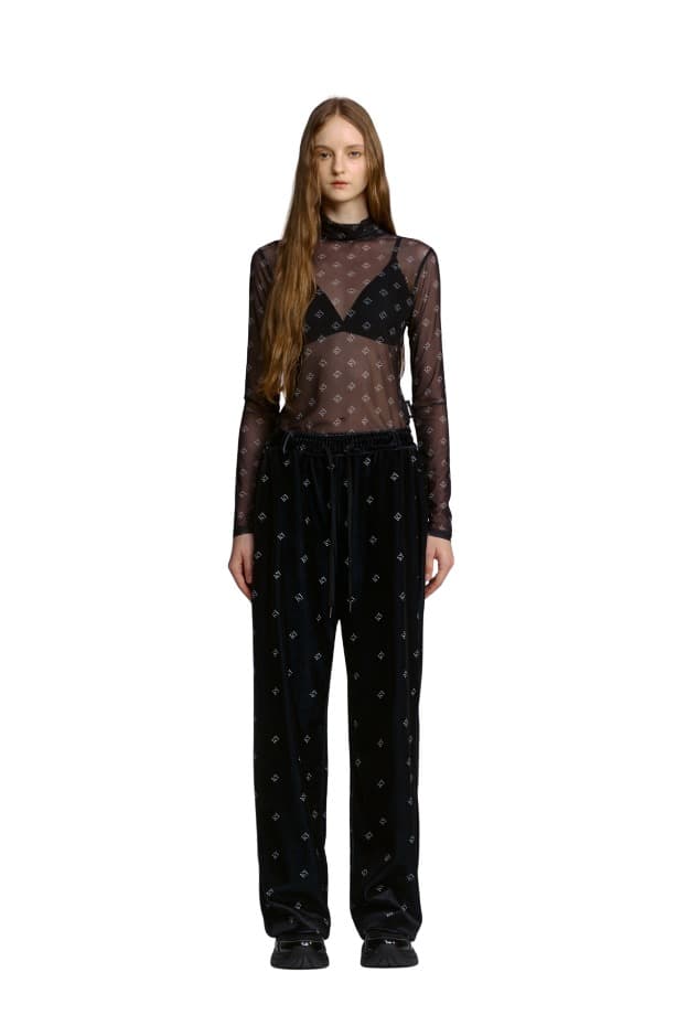 Velvet Sweatpants (BK)