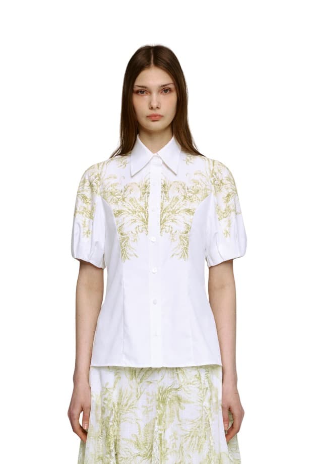 Pintuck Puff Blouse (O)
