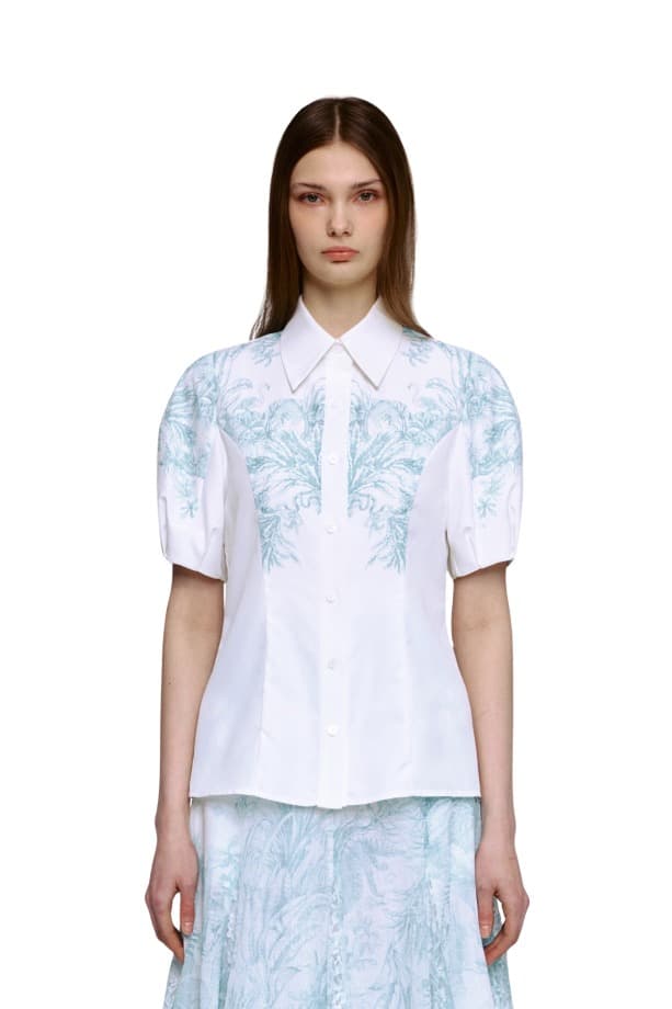 Pintuck Puff Blouse (M)