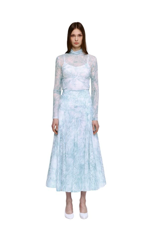 Lace Flare Skirt (M)