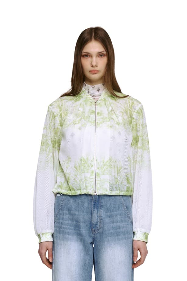 Mesh Pintuck Jumper (G)