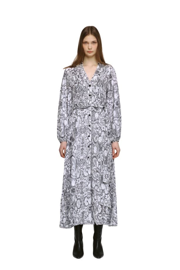 Accordion Long Dress (SV)