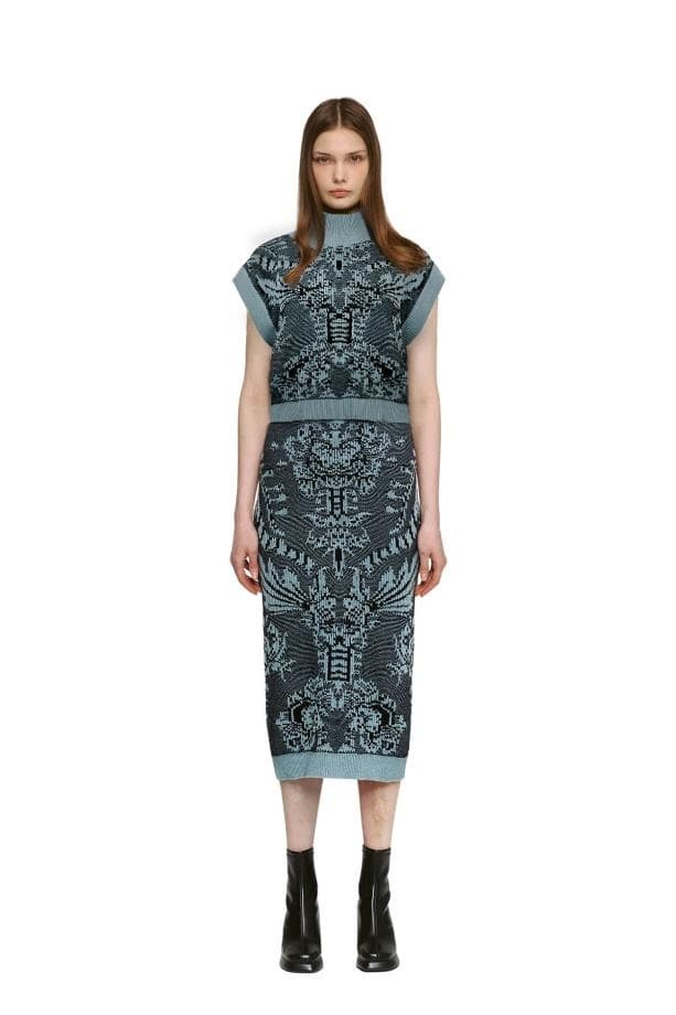 Jacquard Skirt (BL)