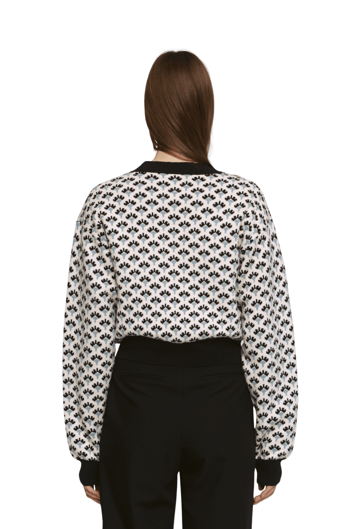 Jacquard Round Cardigan (IV) — vue 4
