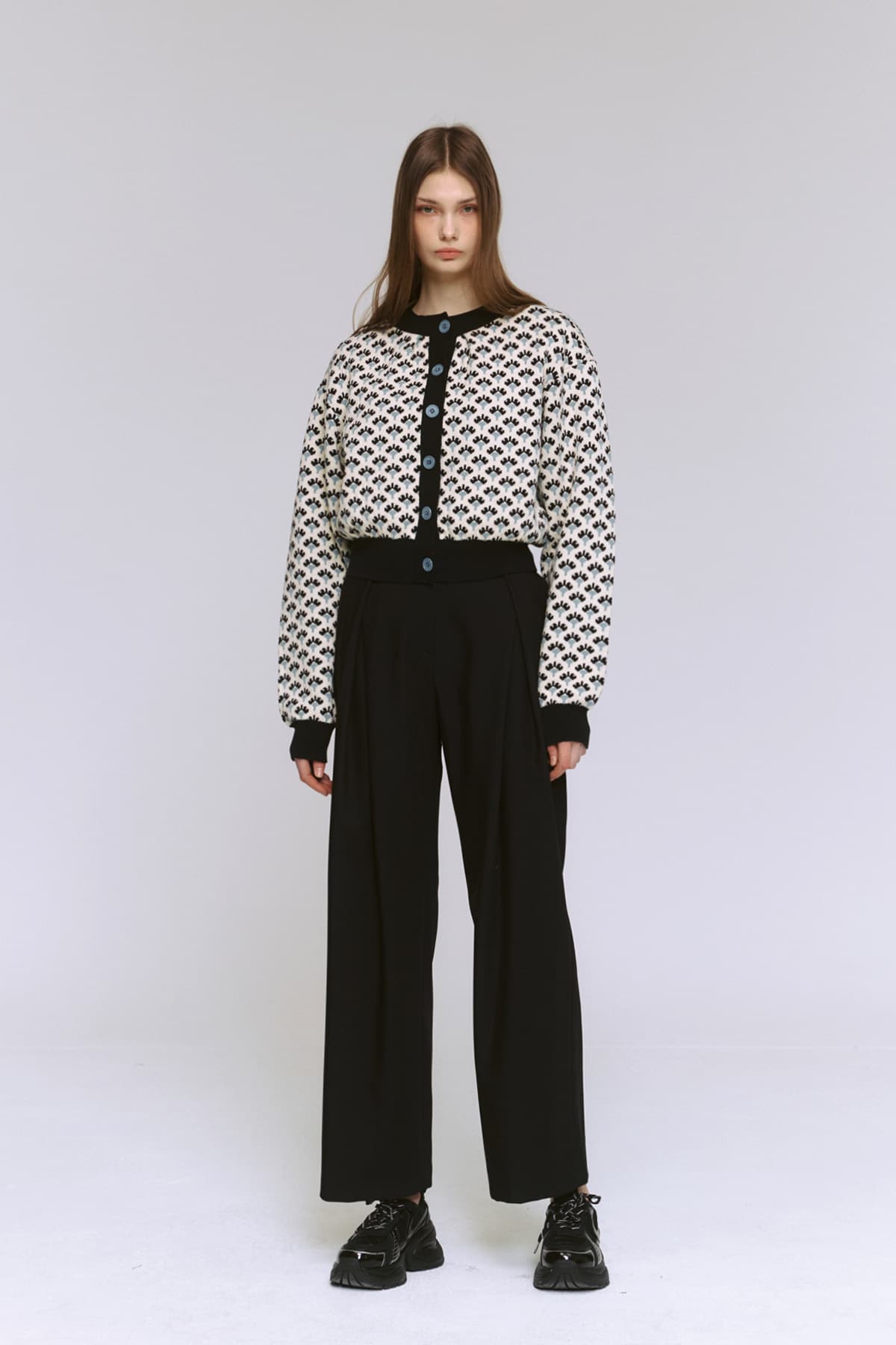 Jacquard Round Cardigan (IV) — vue 8