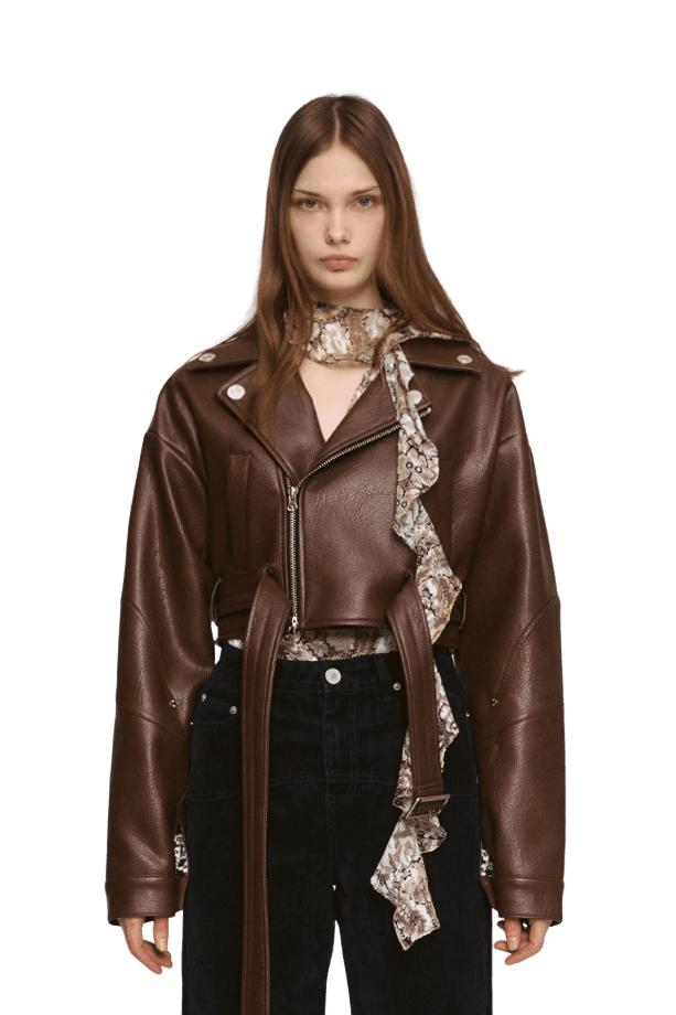 Fake Rider Crop Jacket (DB)