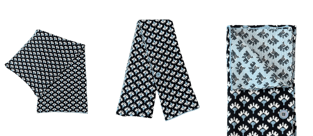 Jacquard Muffler (BK) — vue 6