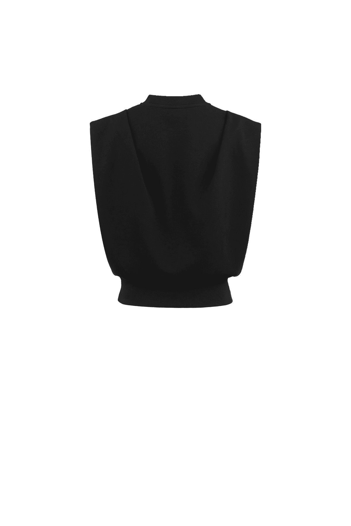 Pintuck V-neck Sweatshirt (B) — vue 3