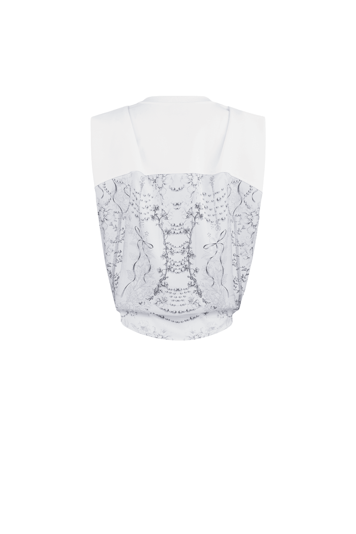 Pintuck Mixed Sweatshirt (W) — vue 3