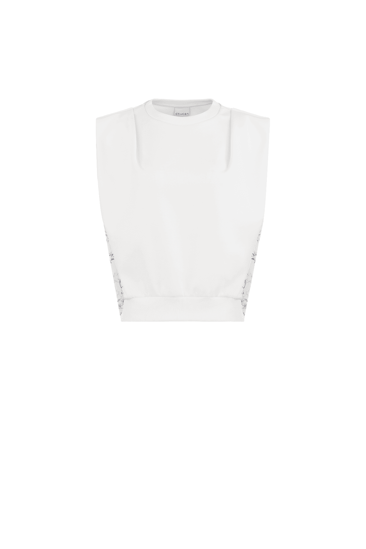 Pintuck Mixed Sweatshirt (W) — vue 1