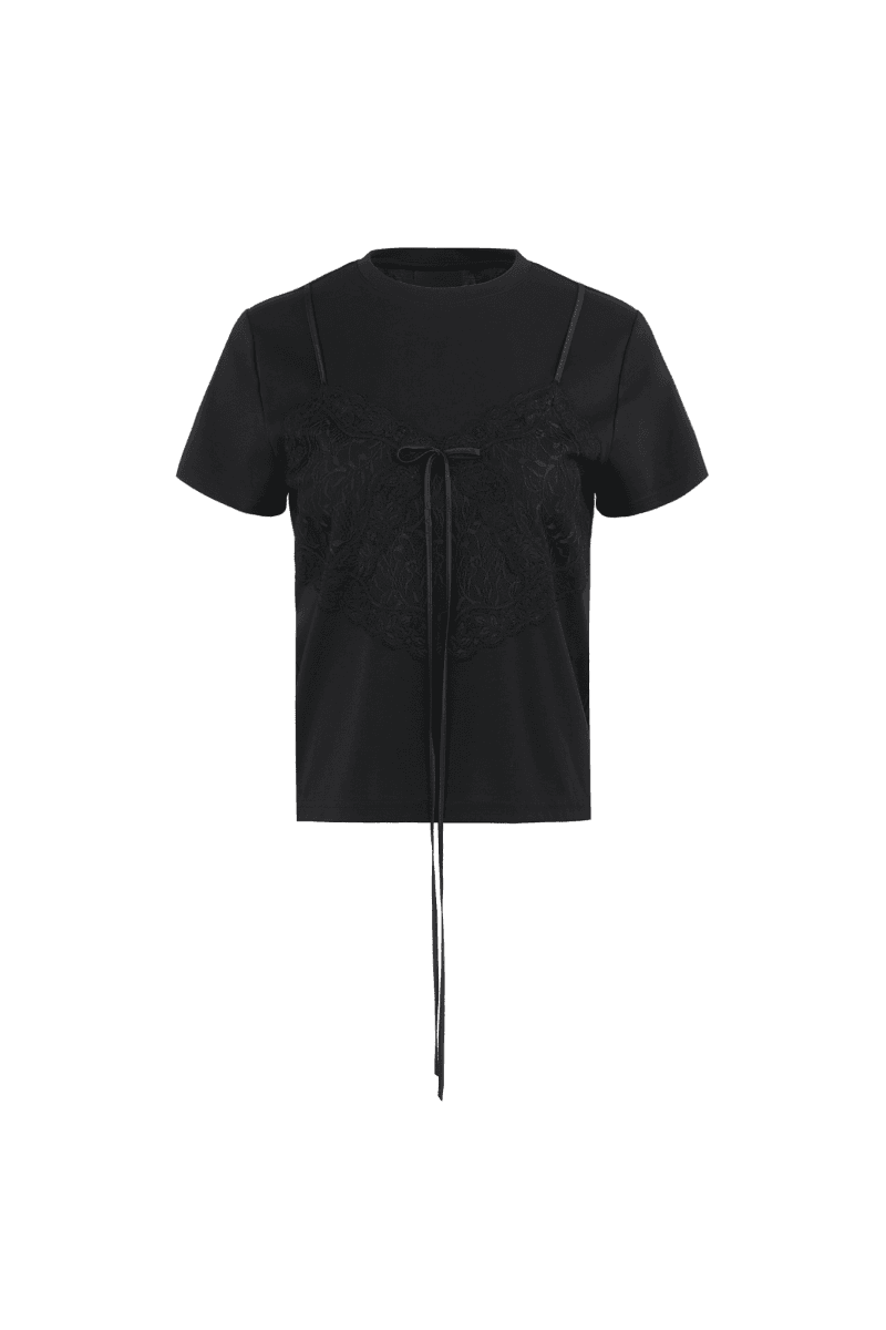 Lace Camisole T-shirt (B) — vue 2