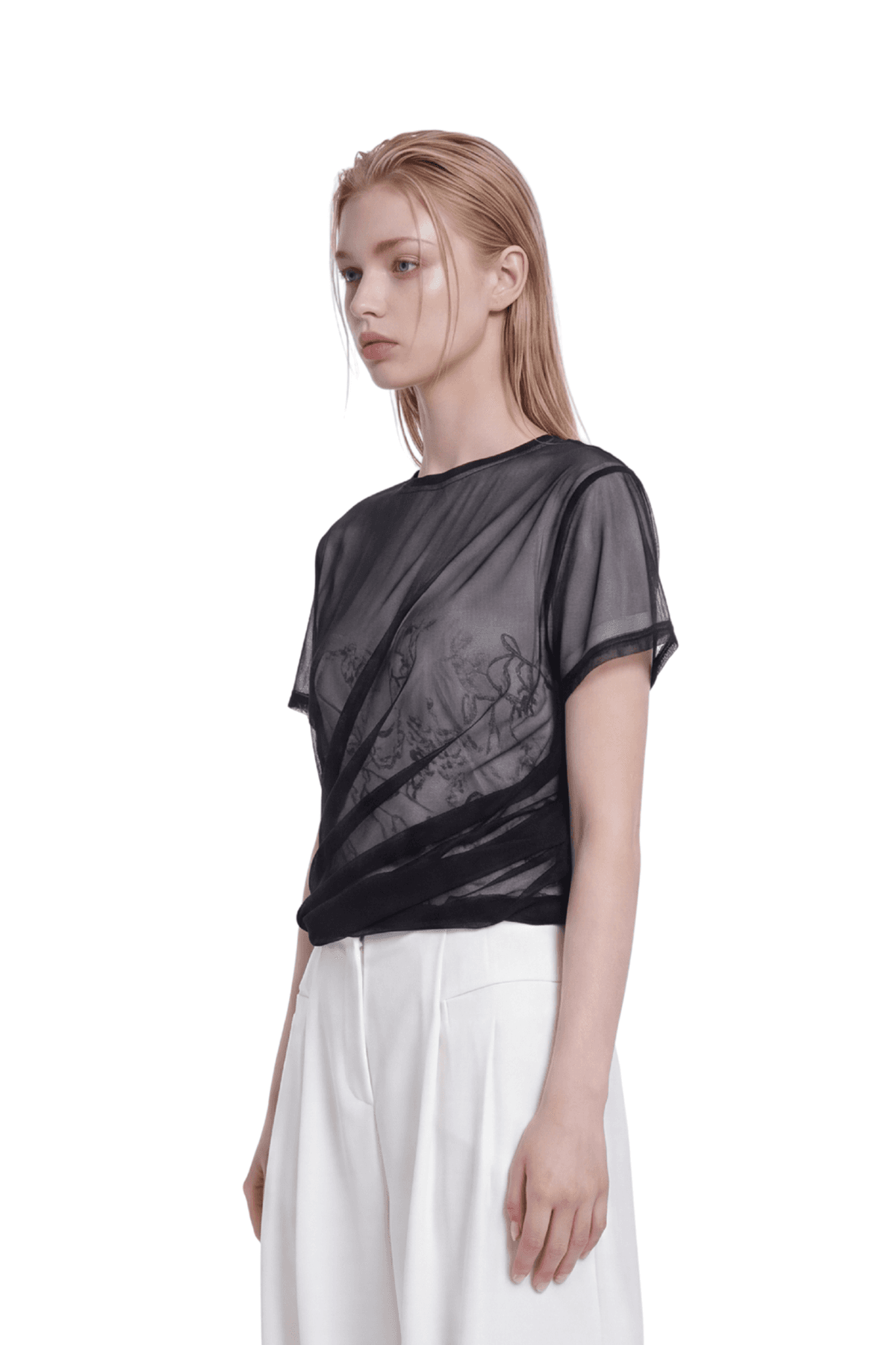 Twist T-shirt (BW) — vue 5