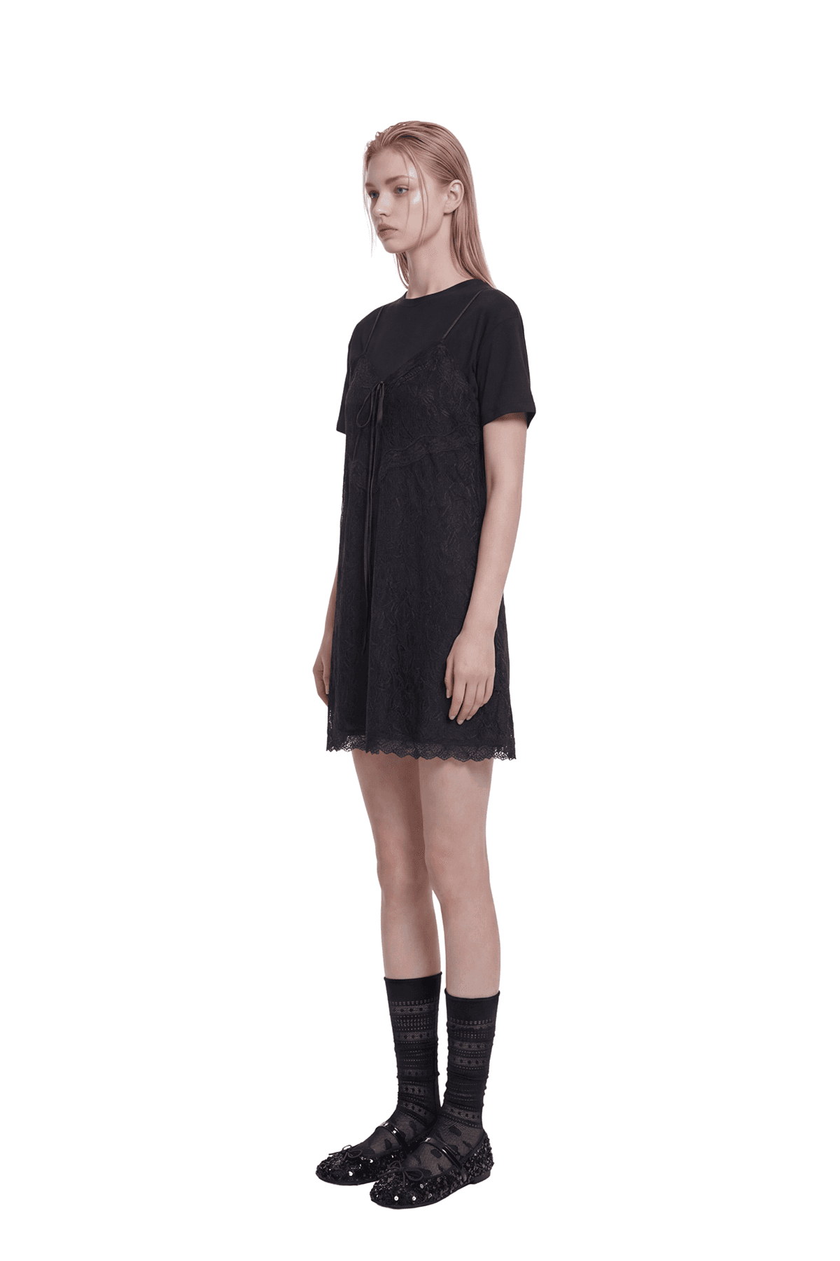Lace Camisole Dress (B) — vue 5