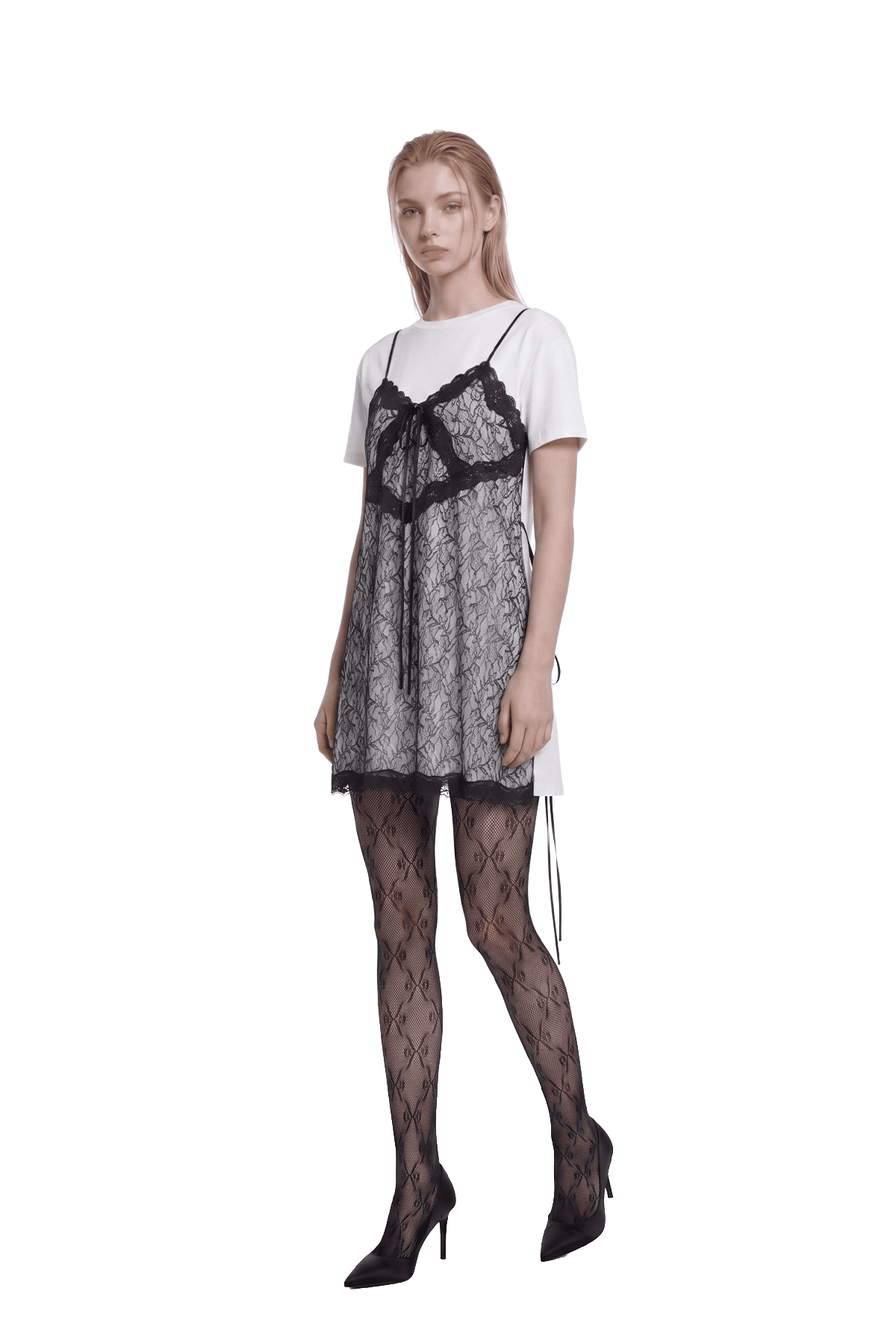 Lace Camisole Dress (W) — vue 7