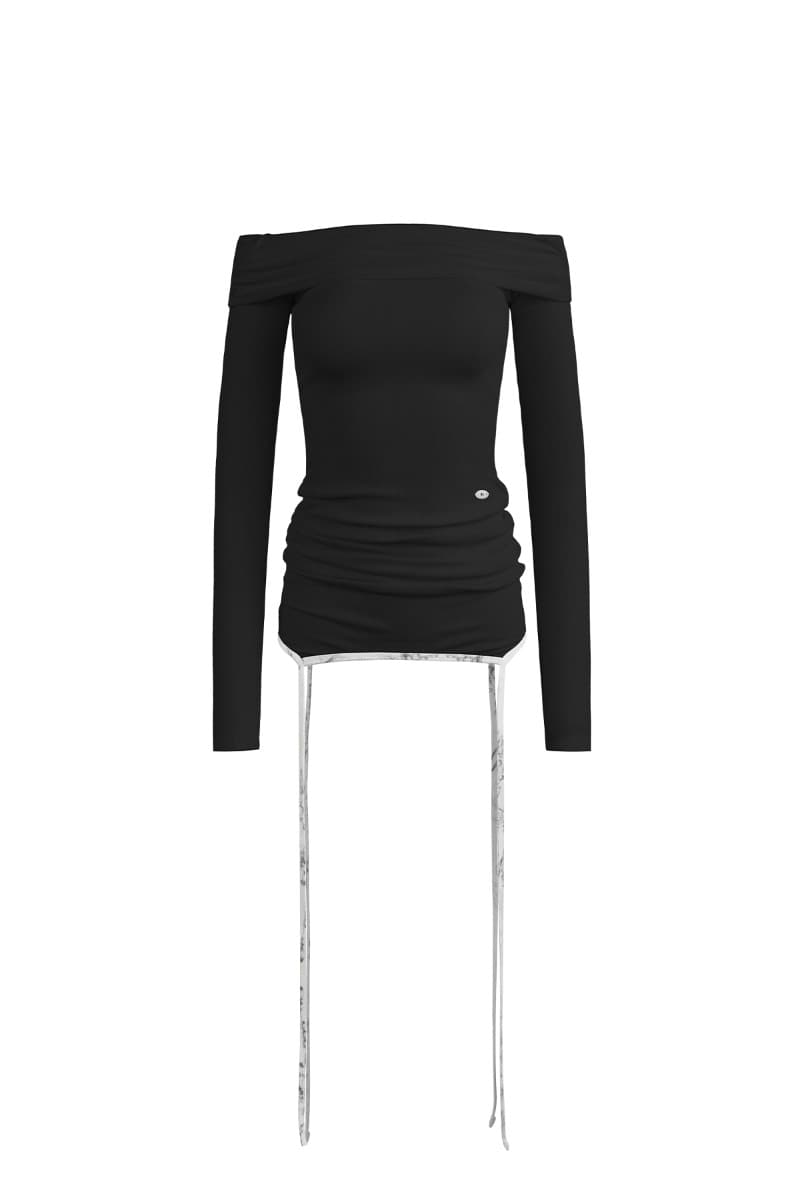 2-way Off-shoulder T-shirt (B)