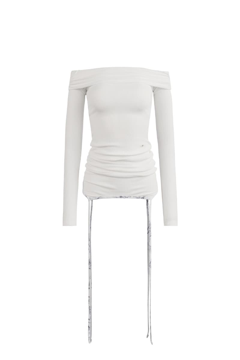2-way Off-shoulder T-shirt (W)