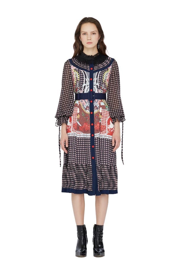 Lace Shirt Dress (D)