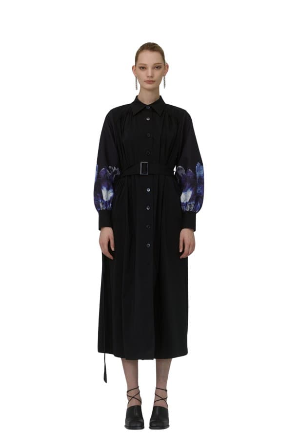 Trench Puff Dress (BL)