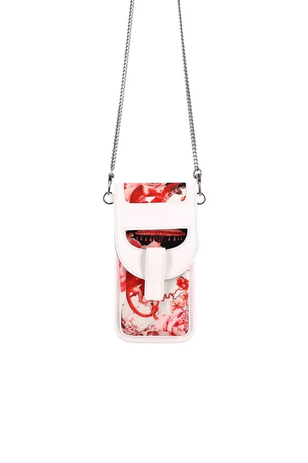 DOUCAN X Alice Martha: Flower Art Work Sunglass Bag (RD)
