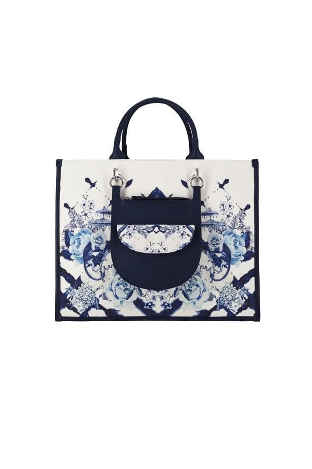 DOUCAN X Alice Martha: Flower Art Work Shopper Bag (NY)
