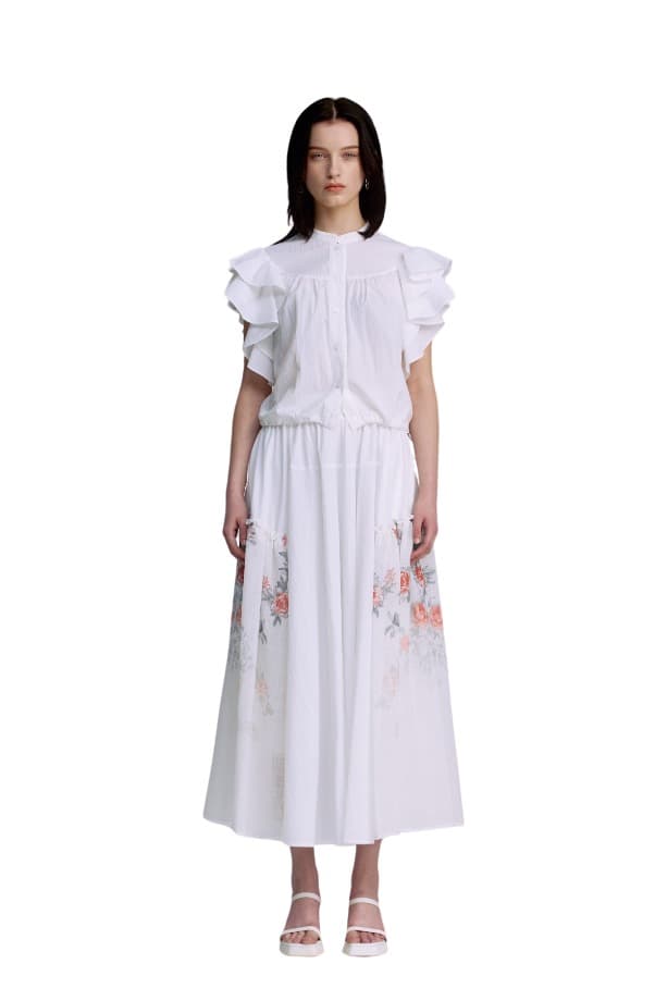 Fresh-shirring Skirt (W)