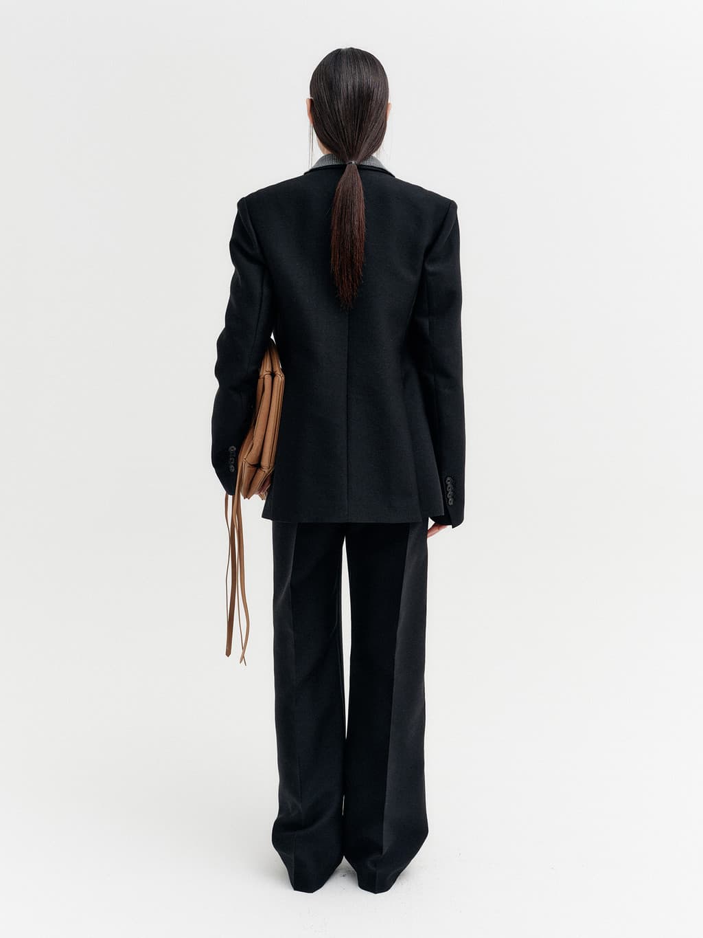 Double Breasted Jacket - Black — vue 6