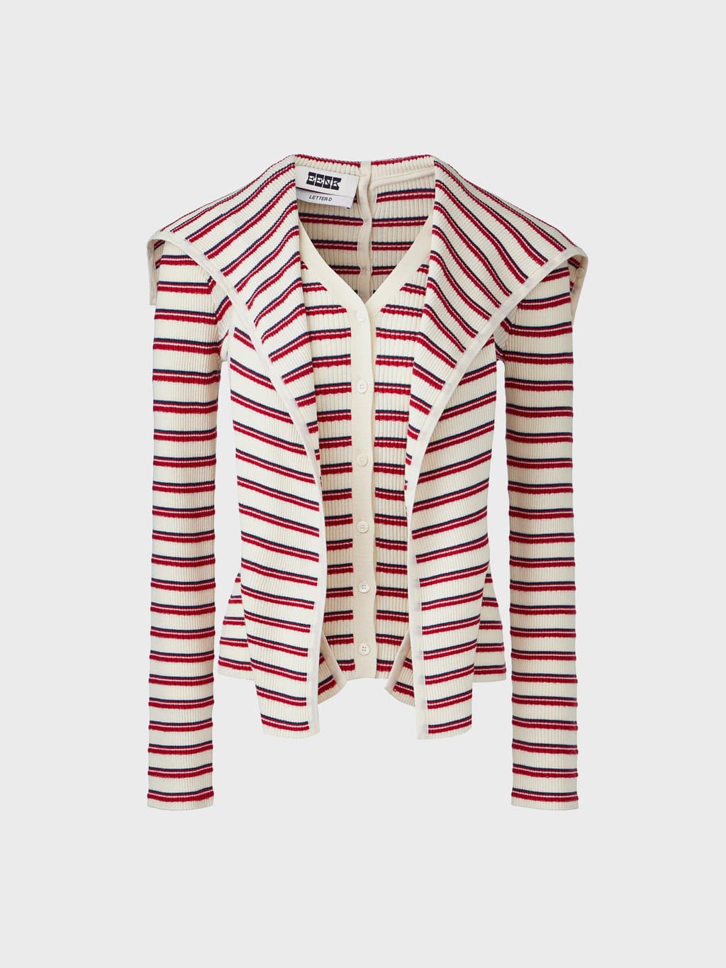 Multi Way Button Cardigan - Ivory — vue 3