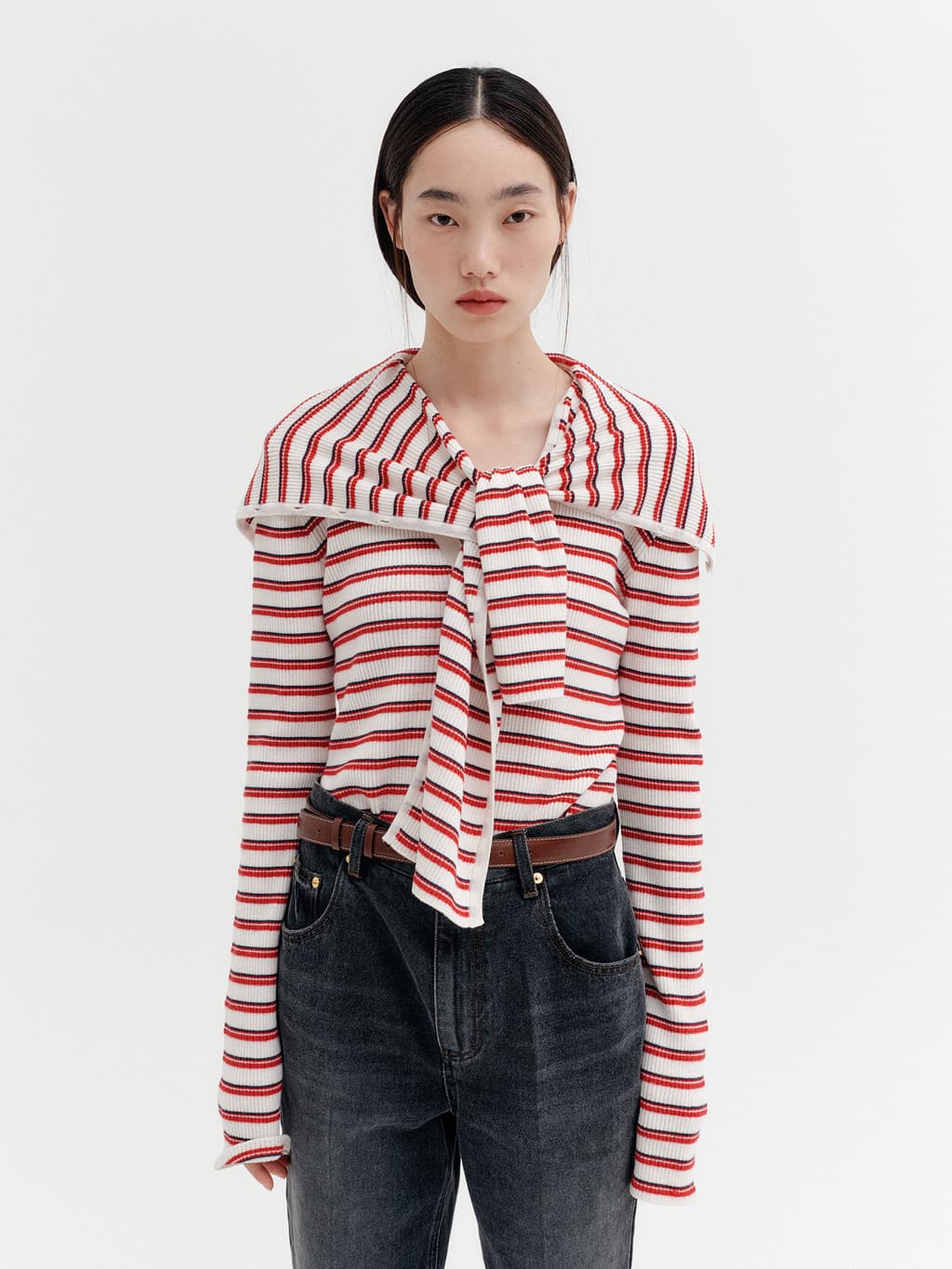 Multi Way Button Cardigan - Ivory — vue 1