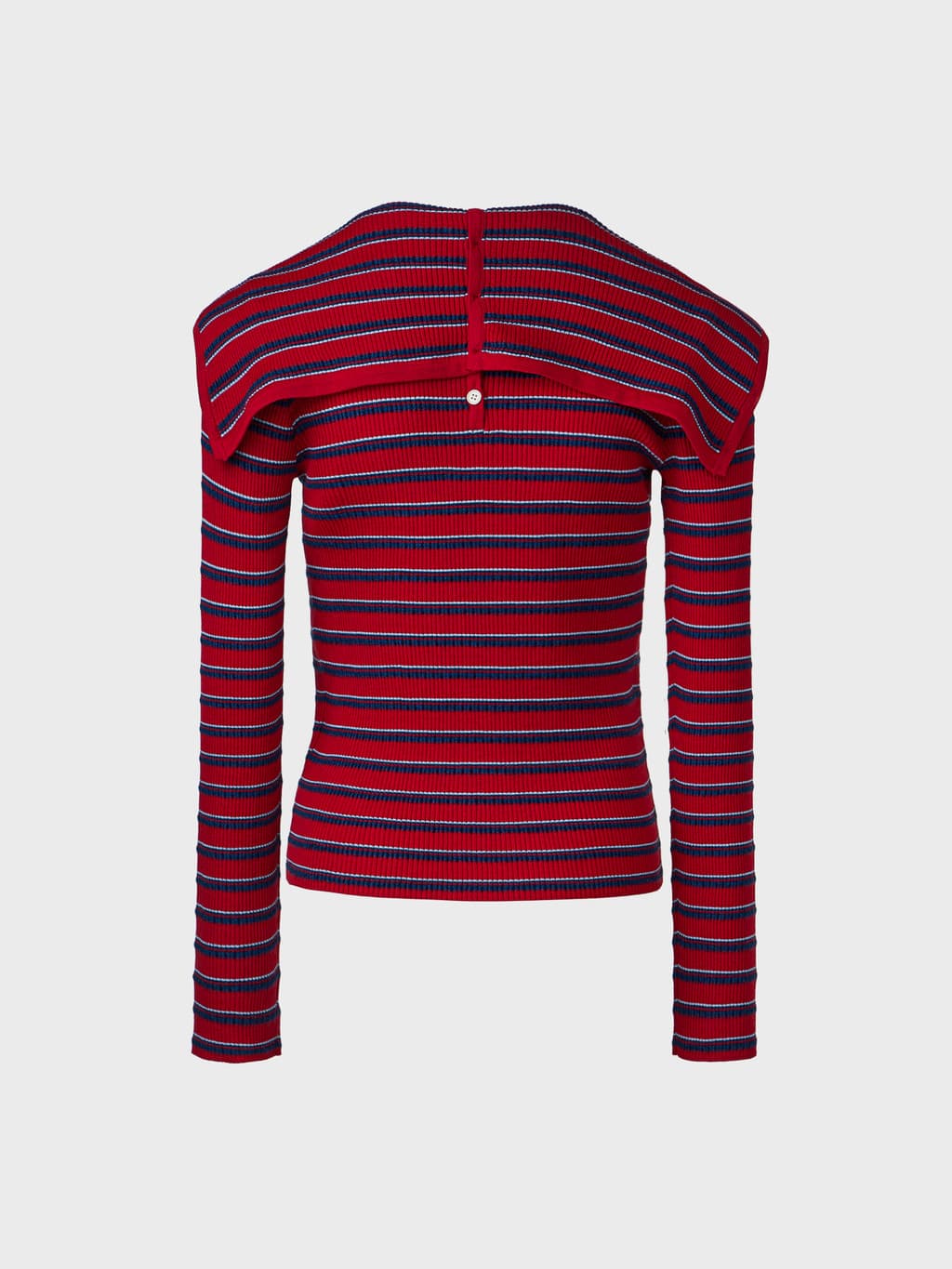 Multi Way Button Cardigan - Red — vue 11